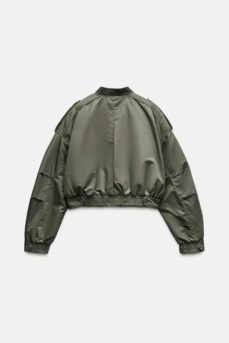 BLOUSON AVIADOR CON BOLSILLOS